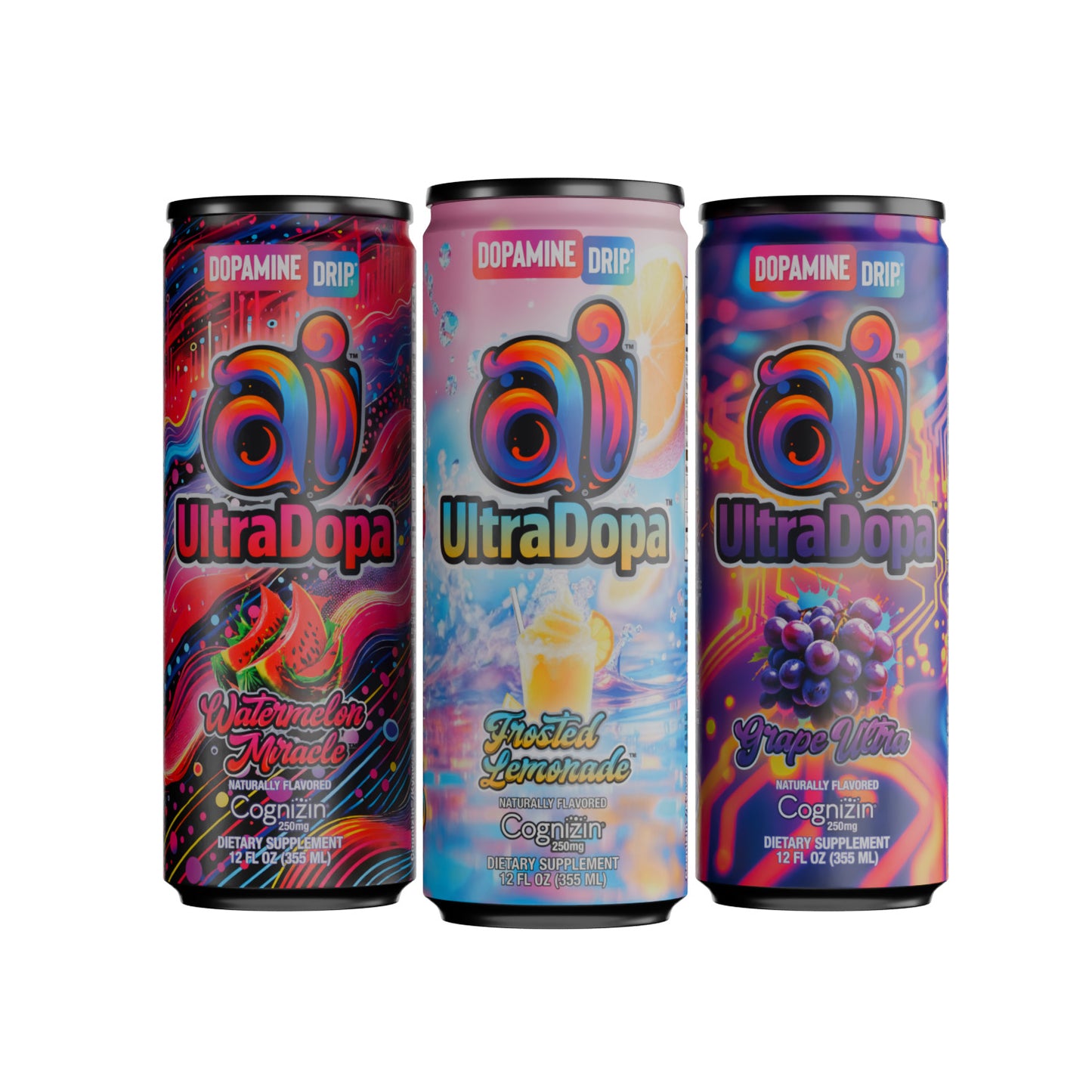 Ai UltraDopa™ Variety Pack v1 | Sugar-Free Nootropic Energy Drink Sampler