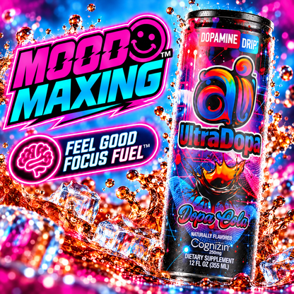 Ai UltraDopa™ Dopa Cola | Sugar-Free Nootropic Cola Energy Drink