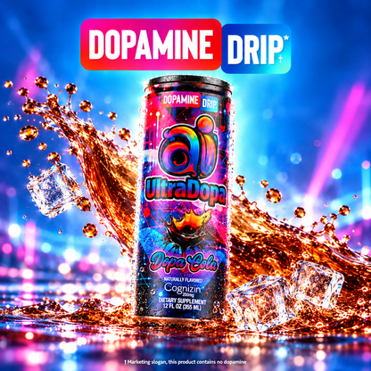 Ai UltraDopa™ Dopa Cola | Sugar-Free Nootropic Cola Energy Drink