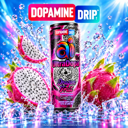 Ai UltraDopa™ Dragon Fruit | Sugar-Free Nootropic Energy Drink