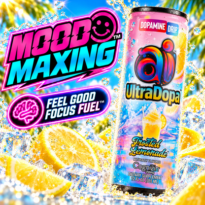 Ai UltraDopa™ Frosted Lemonade | Sugar-Free Nootropic Energy Drink