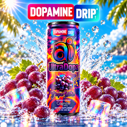 Ai UltraDopa™ Grape Ultra | Sugar-Free Grape Nootropic Energy Drink