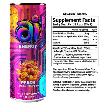 Ai Energy Peach - 12 Pack