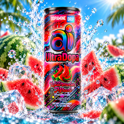 Ai UltraDopa™ Watermelon Miracle | Sugar-Free Watermelon Nootropic Energy Drink