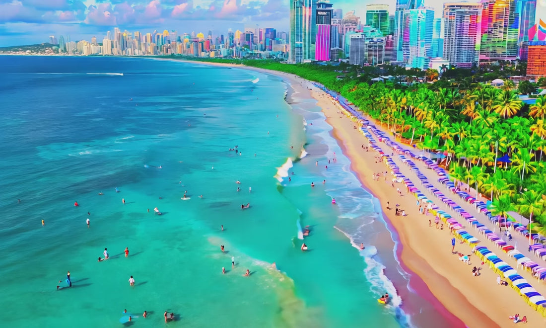 Ai Energy Drink Beach Drone Shot Short Video 